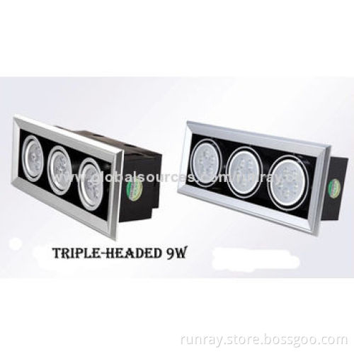 9W LED Cabinet Light, 85-265V AC Input Voltage, Bridgelux/Epistar Chip, 80-100lm/W, CE/RoHS MarkNew
